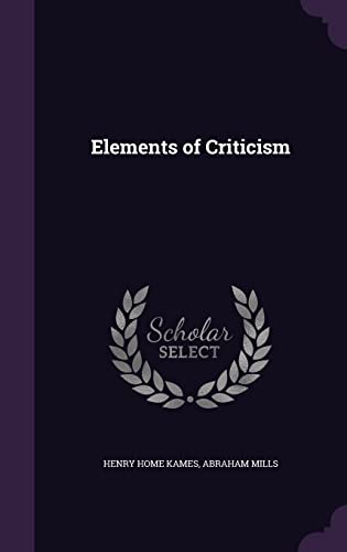 9781357069148: Elements of Criticism