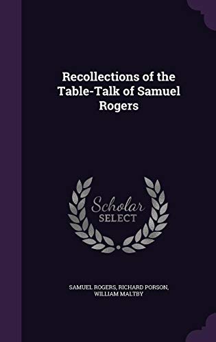 9781357135089: Recollections of the Table-Talk of Samuel Rogers