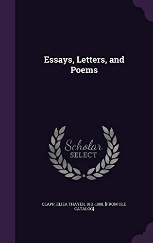 9781359654632: Essays, Letters, and Poems