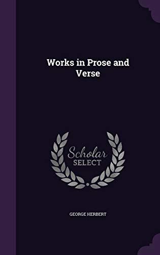 9781359736420: Works in Prose and Verse