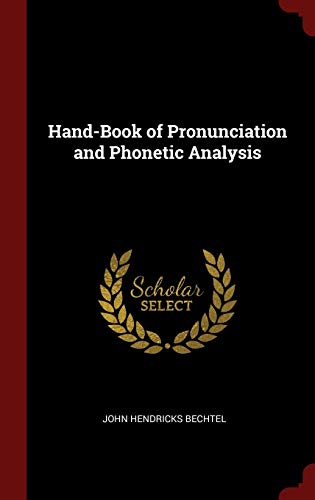 9781359874191: Hand-Book of Pronunciation and Phonetic Analysis