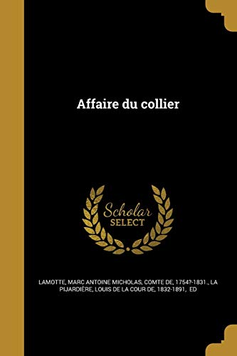 Affaire Du Collier (Paperback)