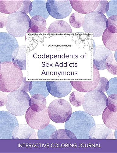 9781360935119: Adult Coloring Journal: Codependents of Sex Addicts Anonymous (Safari Illustrations, Purple Bubbles)
