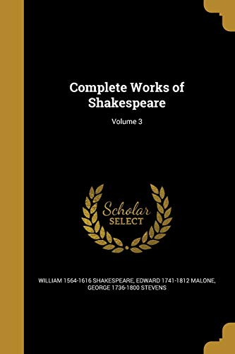 Beispielbild fr Complete Works of Shakespeare; Volume 3 zum Verkauf von Hawking Books