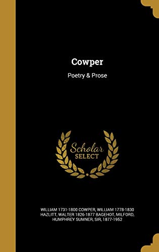 9781361635070: Cowper: Poetry & Prose