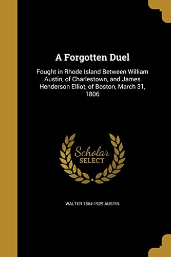 Stock image for A Forgotten Duel (Paperback) for sale by Book Depository International