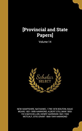 9781363683185: [Provincial and State Papers]; Volume 14
