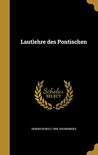 Stock image for Lautlehre des Pontischen (German Edition) for sale by ALLBOOKS1