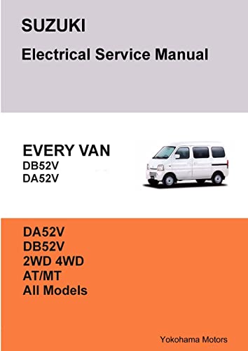 9781365885310: SUZUKI EVERY VAN Electrical Service Manual DB52V DA52V