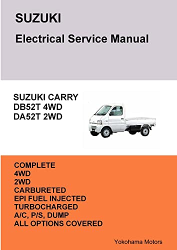 Beispielbild fr SUZUKI CARRY TRUCK Electrical Service Manual DB52T DA52T zum Verkauf von Lucky's Textbooks