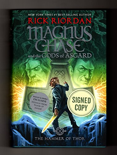 Stock image for The Hammer of Thor: Magnus Chase and the Gods of Asgard, Book 2. Special Edition (ISBN 9781368000321) Issued Signed and with Exclusive Message from Floor 19. First Edition, First Printing for sale by SecondSale