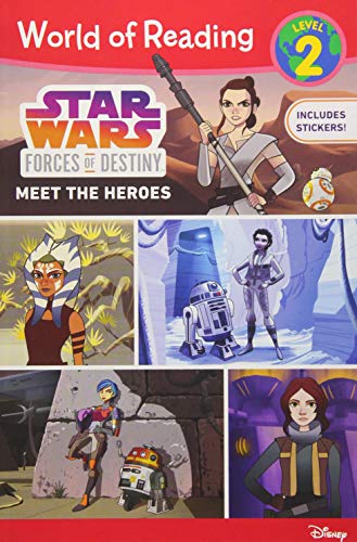 9781368011211: World of Reading Star Wars Forces of Destiny: Meet the Heroes: Level 2 Reader