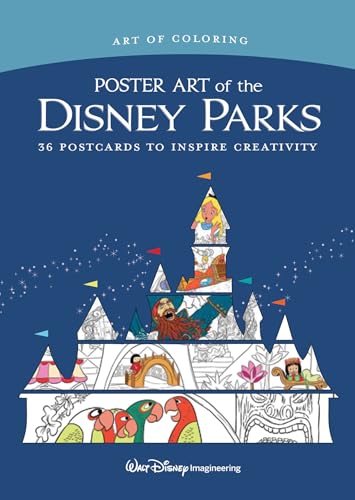 Stock image for Art of Coloring: Poster Art of the Disney Parks: 36 Postcards to Inspire Creativity for Christmas for sale by Half Price Books Inc.