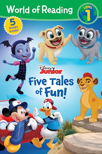 Beispielbild fr World of Reading: Disney Junior Five Tales of Fun! (Level 1 Reader Bindup) zum Verkauf von SecondSale