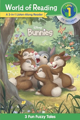 Stock image for World of Reading Disney Bunnies 3-in-1 Listen-Along Reader (Level 1): 3 Fun Fuzzy Tales for sale by SecondSale