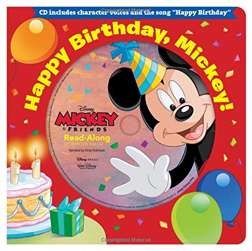 Stock image for Happy Birthday, Mickey! Read-Along Storybook & CD (Read-Along Storybook and CD) for sale by ZBK Books