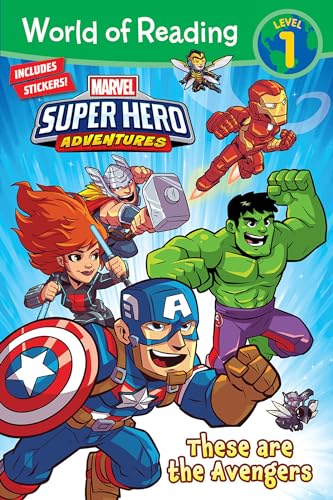 9781368023535: World of Reading: Marvel Super Hero Adventures: These are the Avengers-Level 1