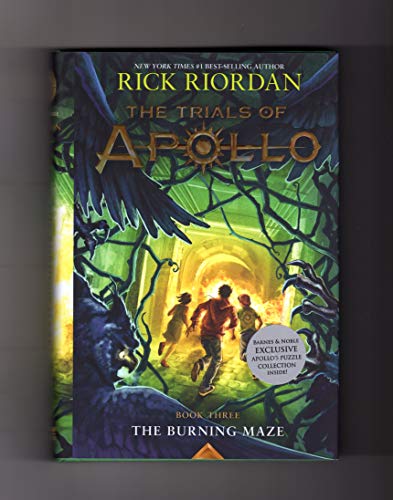 Beispielbild fr The Burning Maze: The Trials of Apollo, Book 3. 'Exclusive' Edition (ISBN 9781368024068), with "Apollo's Puzzle Collection" Insert Tipped In. First Edition, First Printing zum Verkauf von Better World Books