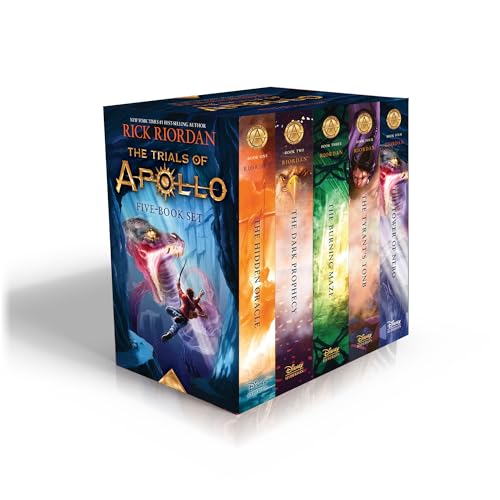 Stock image for The Trials of Apollo Boxed Set: The Hidden Oracle / the Dark Prophecy / the Burning Maze / the Tyrant's Tomb / the Tower of Nero for sale by Revaluation Books