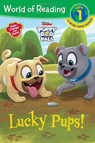Beispielbild fr World of Reading: Puppy Dog Pals Lucky Pups (Level 1 Word Swap Reader) zum Verkauf von Wonder Book