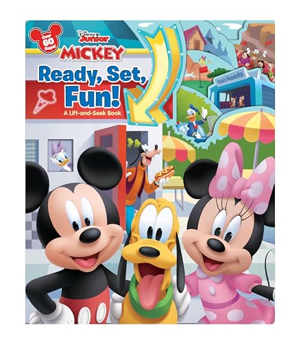 Beispielbild fr Mickey Ready, Set, Fun!: A Lift-and-Seek Book zum Verkauf von SecondSale