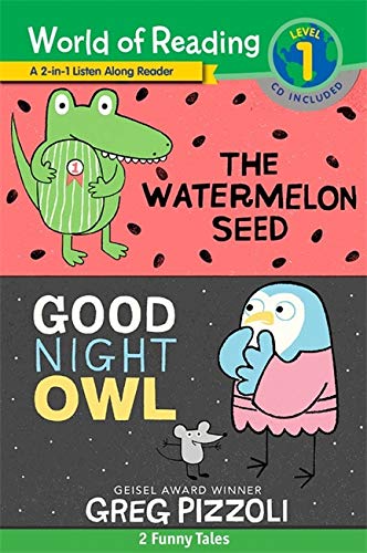 9781368039338: The World of Reading Watermelon Seed and Good Night Owl 2-in-1 Listen-Along Reader: 2 Funny Tales with CD!