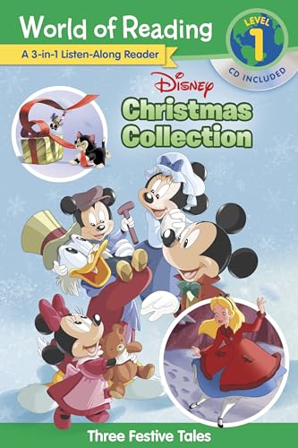 Beispielbild fr World of Reading: Disney Christmas Collection 3-in-1 Listen-Along Reader-Level 1: 3 Festive Tales with CD! zum Verkauf von Jenson Books Inc