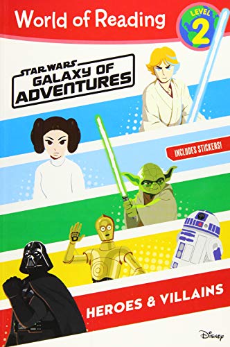 9781368045568: World of Reading: Star Wars Galaxy of Adventures: Heroes & Villains (Level 2)