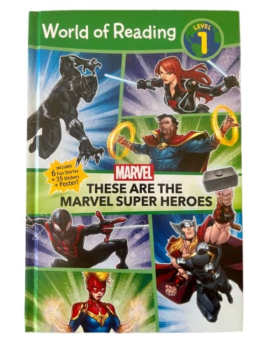 9781368061995: Marvel Super Hero Adventures: These are the Marvel Super Heroes (World of Reading: Level 1)