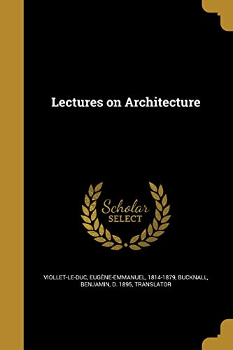 9781371289102: Lectures on Architecture