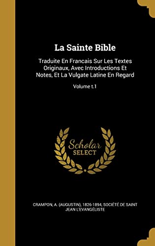 Beispielbild fr LA SAINTE BIBLE zum Verkauf von Buchpark