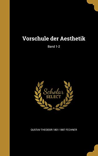 Stock image for GER-VORSCHULE DER AESTHETIK BA for sale by Buchpark