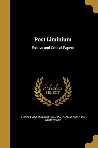 Stock image for Post Liminium for sale by ALLBOOKS1