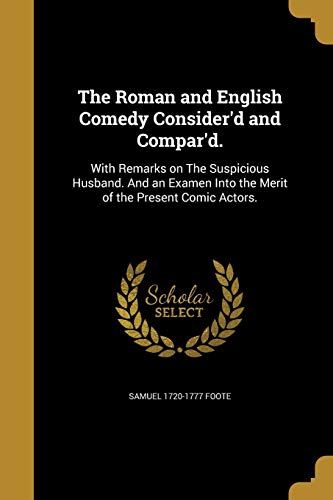 9781374125858: ROMAN & ENGLISH COMEDY CONSIDE