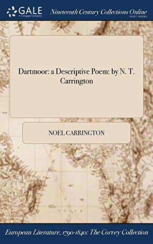 9781375040297: Dartmoor: a Descriptive Poem: by N. T. Carrington