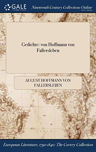 9781375272933: Gedichte: von Hoffmann von Fallersleben