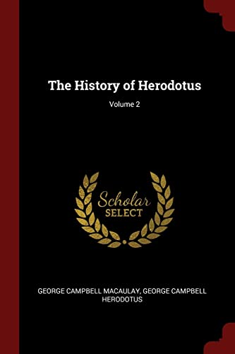 Beispielbild fr The History of Herodotus; Volume 2 zum Verkauf von Books From California