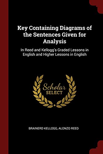 9781375758857: Key Containing Diagrams of the Sentences Given for Analysis: In Reed and Kellogg's Graded Lessons in English and Higher Lessons in English