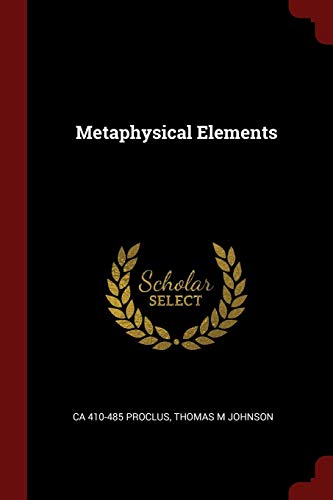 9781375913706: Metaphysical Elements