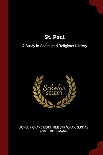 9781375969987: St. Paul: A Study in Social and Religious History