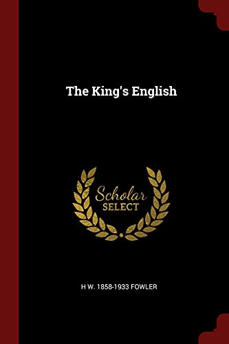 Stock image for The King's English for sale by HPB-Red