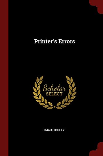 9781376020359: Printer's Errors