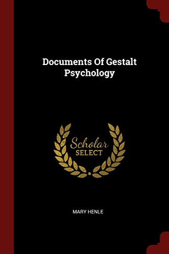9781376154283: Documents Of Gestalt Psychology