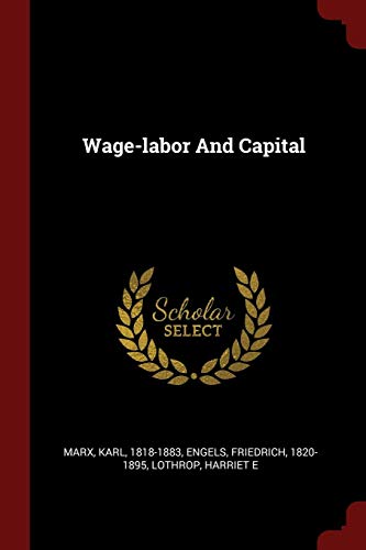 Imagen de archivo de Wage-labor And Capital a la venta por SecondSale