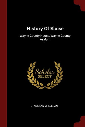 Beispielbild fr History Of Eloise: Wayne County House, Wayne County Asylum zum Verkauf von Blue Vase Books