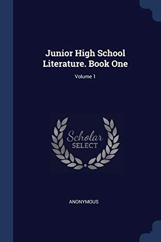 9781376681635: Junior High School Literature. Book One; Volume 1