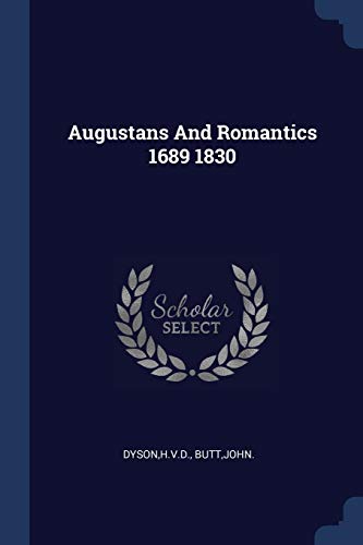 Stock image for Augustans And Romantics 1689 1830 for sale by Buchpark