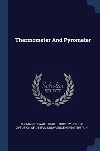 Imagen de archivo de Thermometer And Pyrometer a la venta por California Books