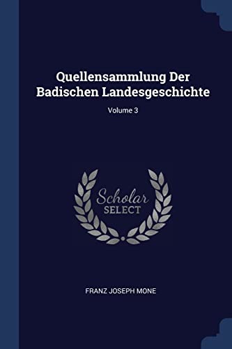 Beispielbild fr QUELLENSAMMLUNG DER BADISCHEN zum Verkauf von medimops