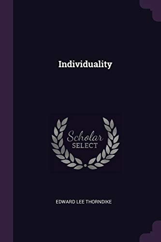 9781377316260: Individuality